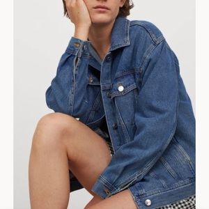 H&M Oversized Midwash Jean Jacket